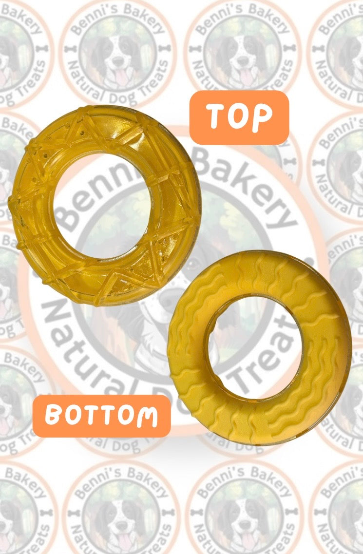 Yellow Teething / Cooling Ring Toy